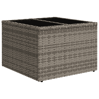 Set Divano da Giardino 6 pz con Cuscini Grigio in Polyrattan