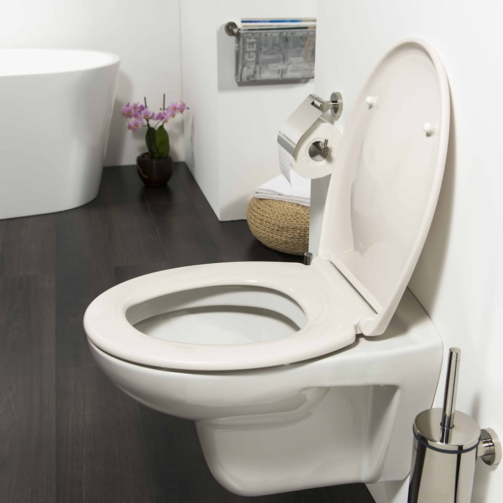 Tiger Sedile WC a Chiusura Morbida Ventura Duroplast Crema 251491246