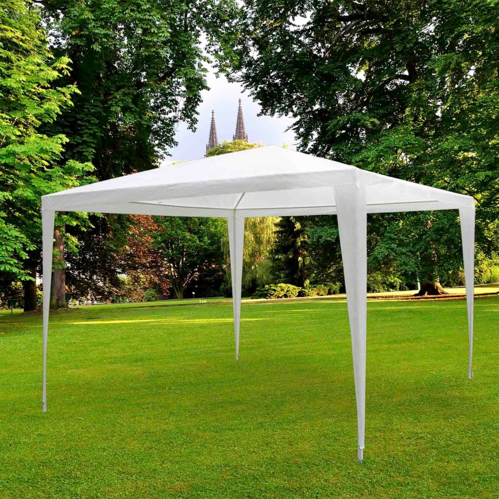 HI Gazebo 3x3 m Bianco - homemem39