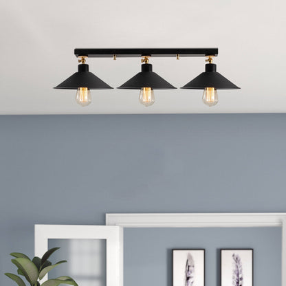 Lampadario Elegante in Metallo e Vetro