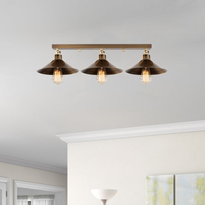 Lampadario Elegante in Metallo e Vetro