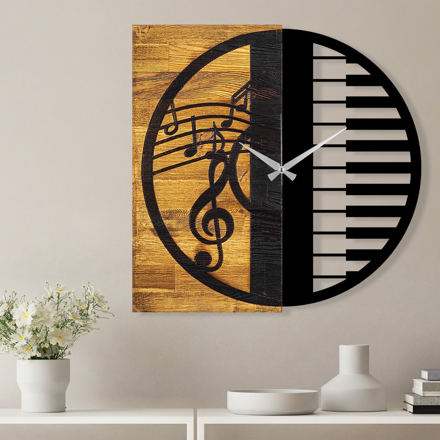 Orologio da Parete Decorativo in Legno