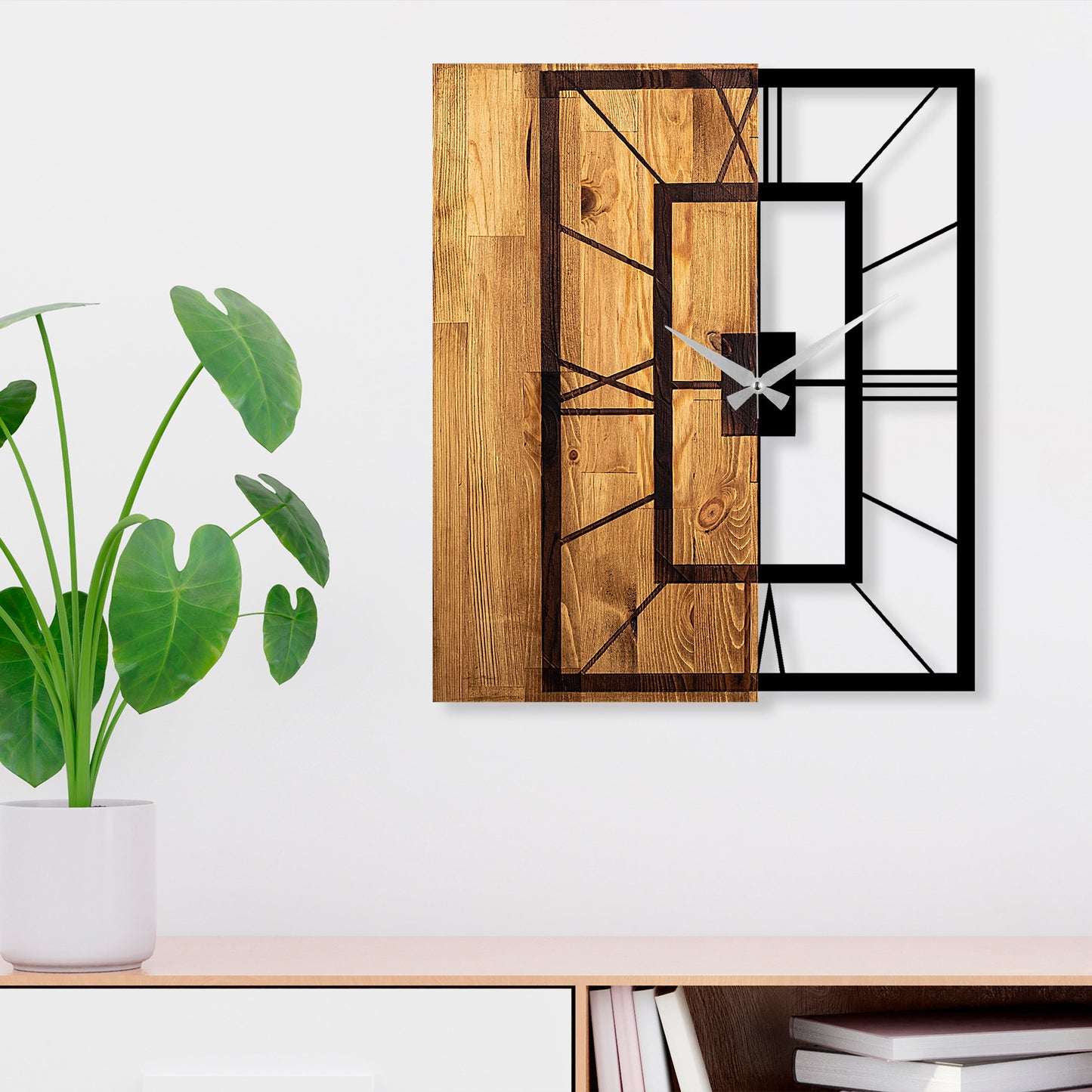 Decorative Wooden Wall Clock | homemem39