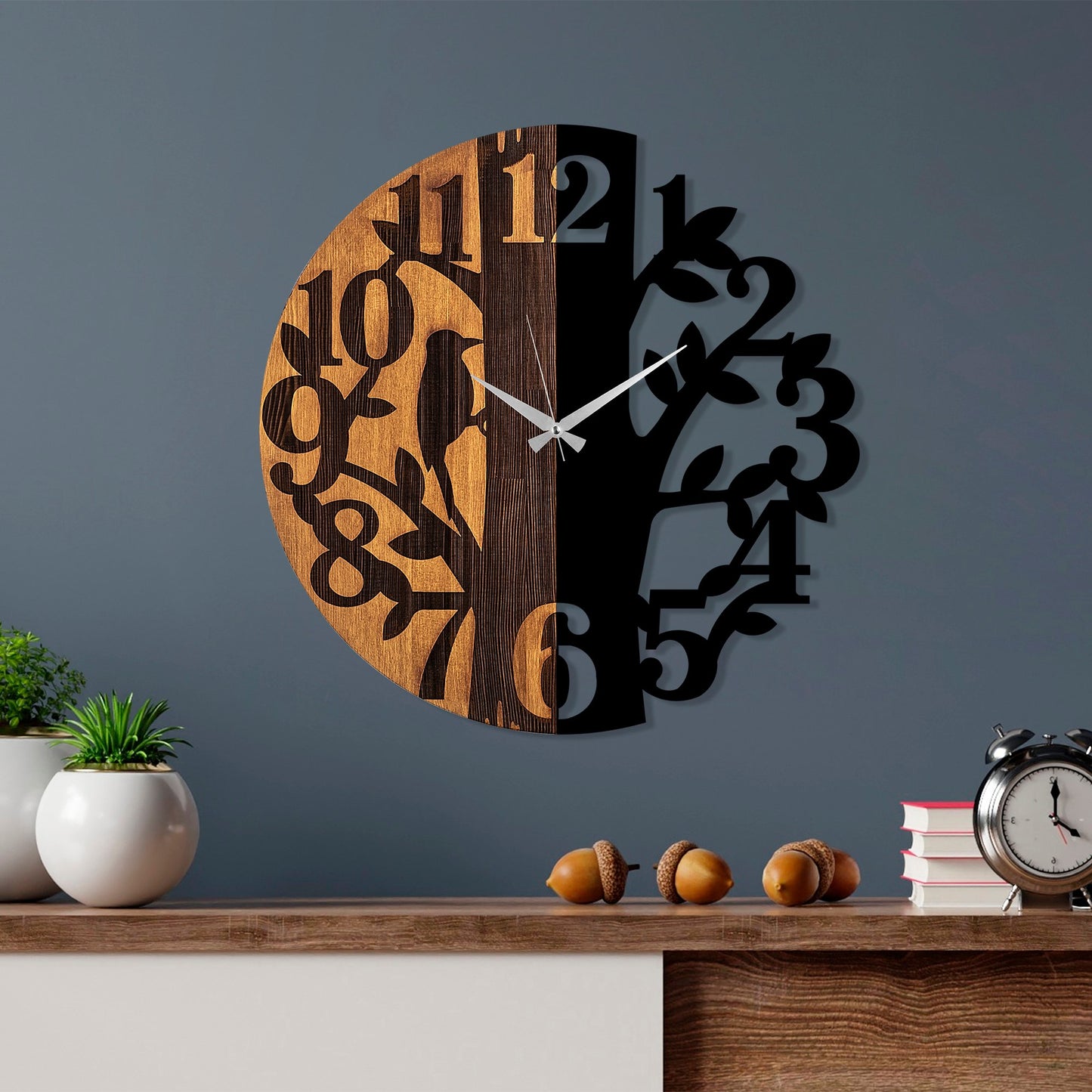 Orologio da Parete Decorativo in Legno