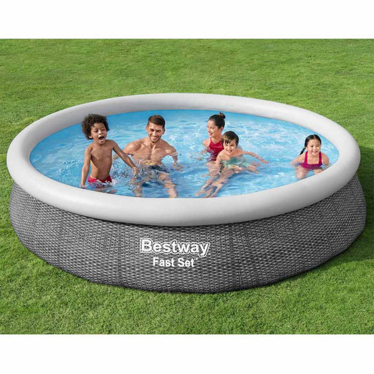 Set Piscina Rotonda 366x76 cm