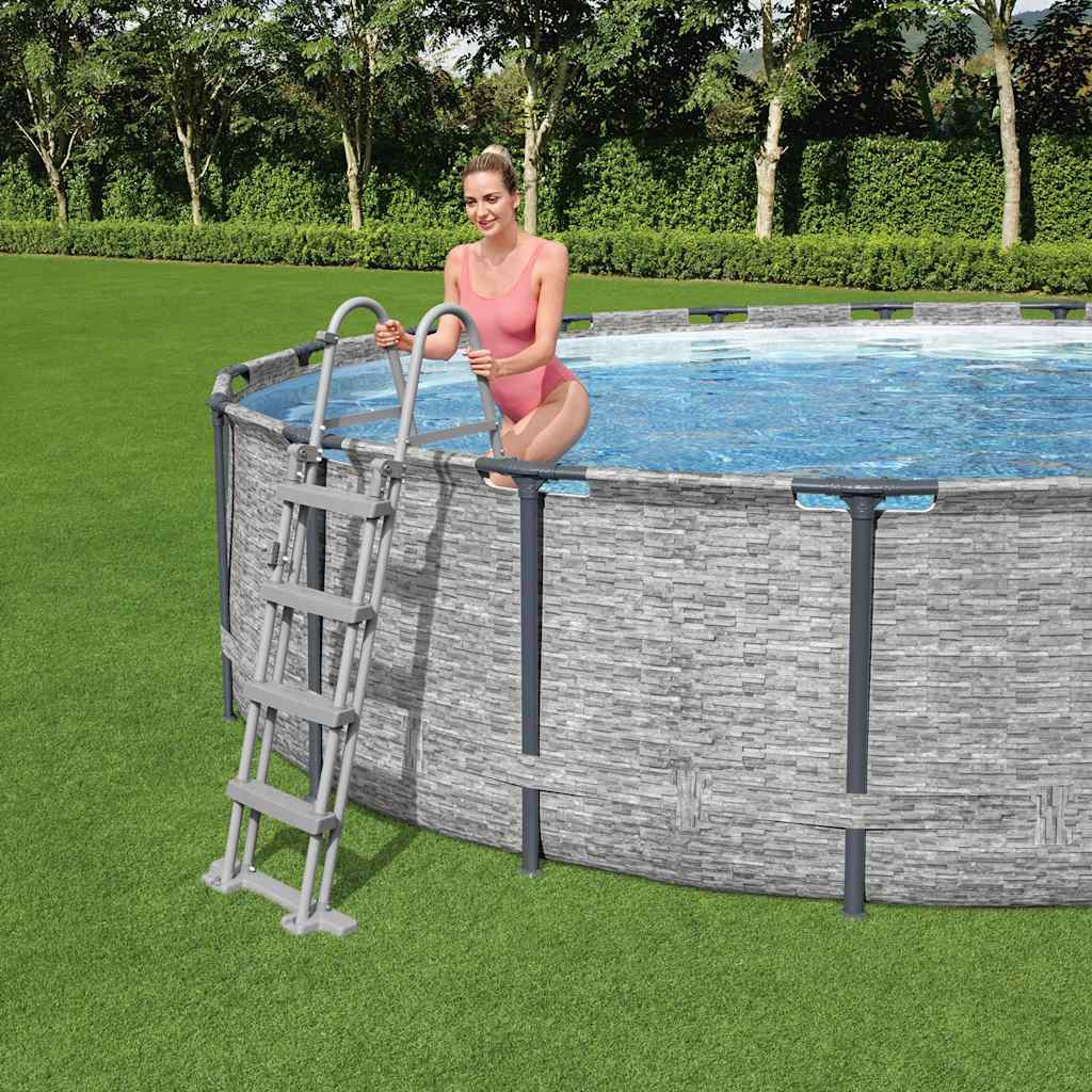 Scaletta per Piscina Flowclear a 4 Gradini 122 cm - homemem39