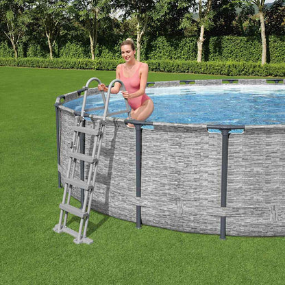 Scaletta per Piscina Flowclear a 4 Gradini 122 cm - homemem39