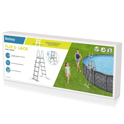 Scaletta per Piscina Flowclear a 4 Gradini 132 cm