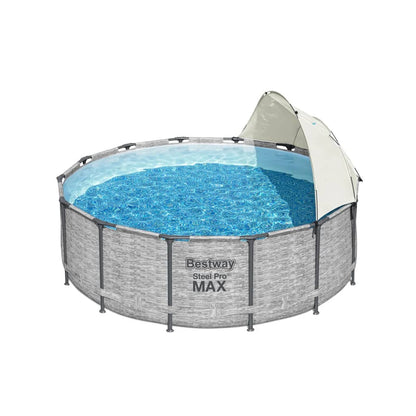 Bestway Tettoia per Piscina Fuori Terra Bianco