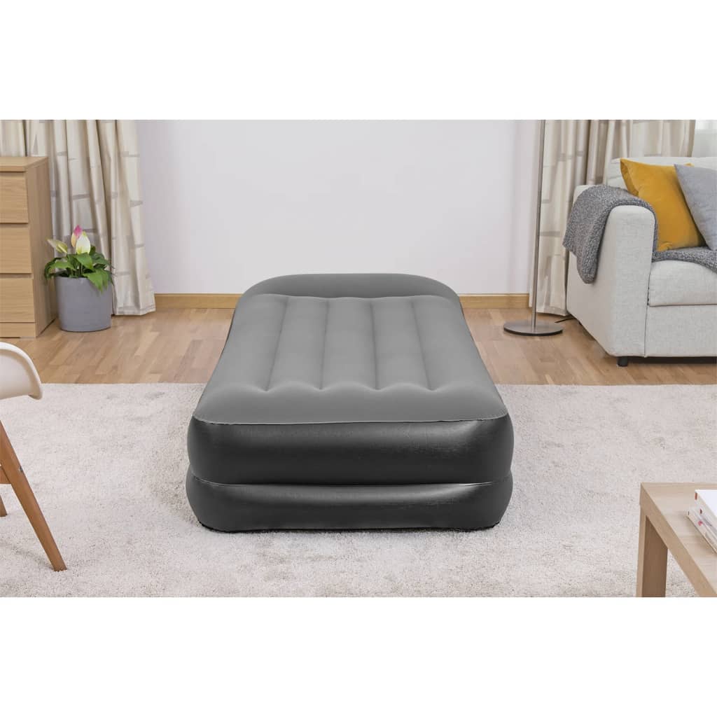 Materasso Gonfiabile Fioccato con Pompa Aria 191x97x46 cm | homemem39
