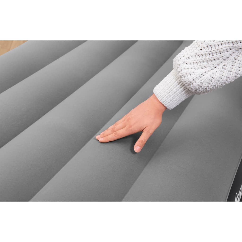 Materasso Gonfiabile Fioccato con Pompa Aria 191x97x46 cm | homemem39