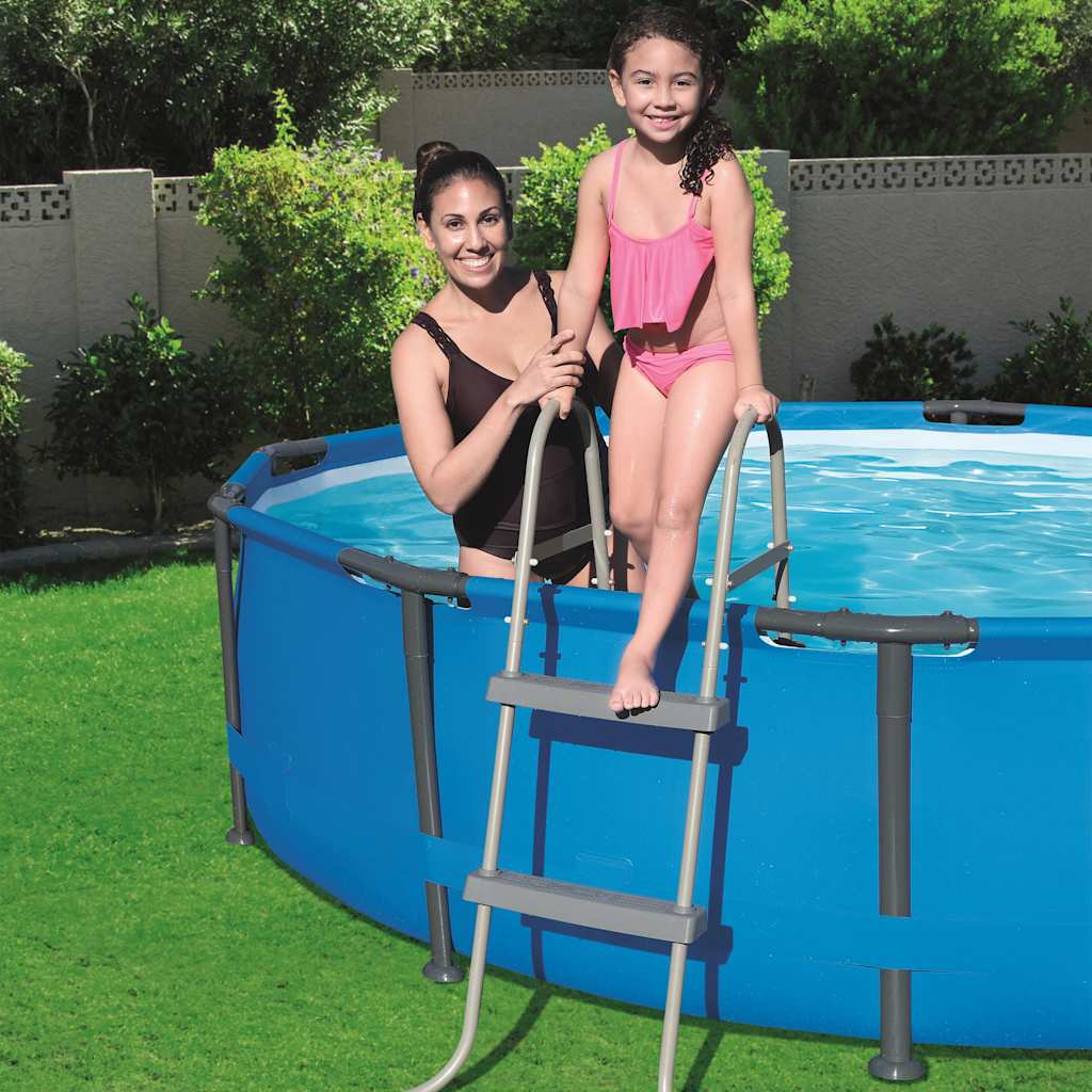 Scaletta per Piscina a 2 Gradini 84 cm 58430 | homemem39