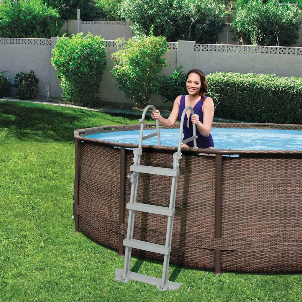 Scaletta per Piscine a 4 Gradini Flowclear 122 cm 58331 | homemem39
