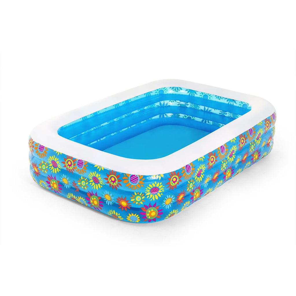 Piscina Gonfiabile per Bambini Blu 229x152x56 cm