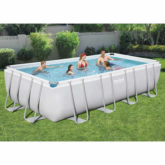 Power Steel Set Piscina Rettangolare 549x274x122 cm