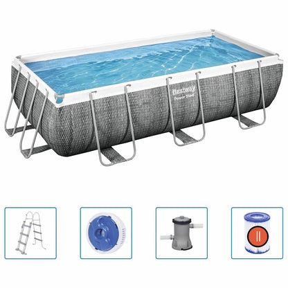Set Piscina Power Steel 404x201x100 cm