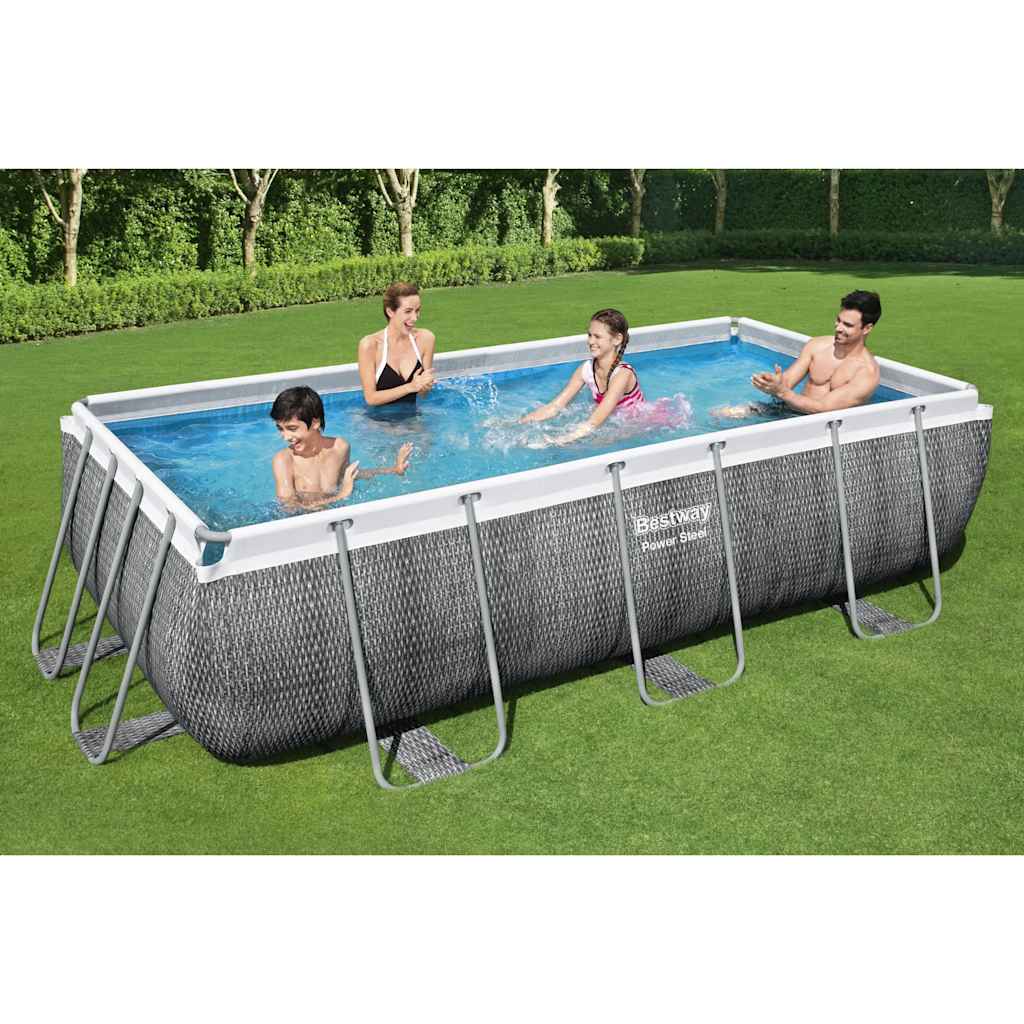 Set Piscina Power Steel 404x201x100 cm