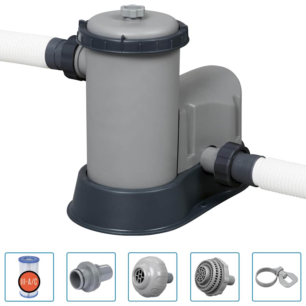 Power Steel Set Piscina Rettangolare 549x274x122 cm