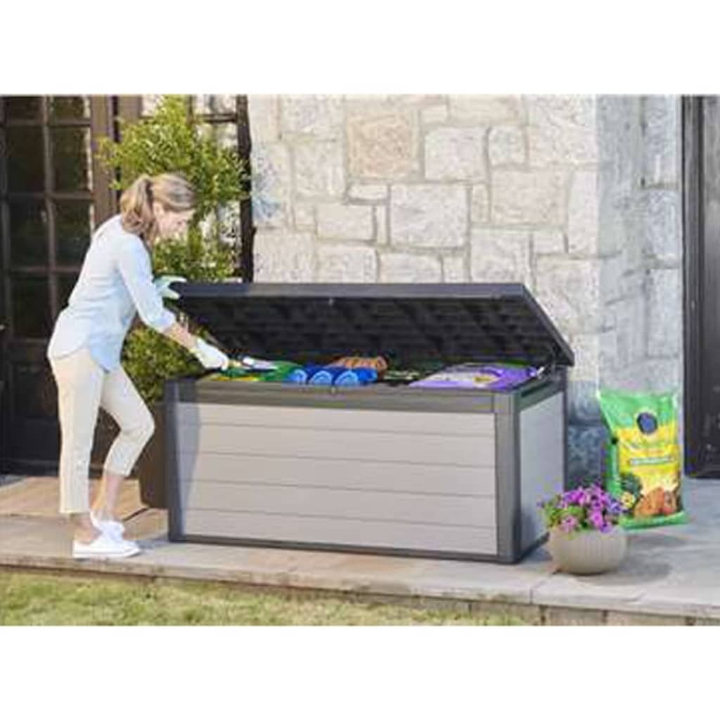 Keter Contenitore da Giardino Premier 570 L Grigio