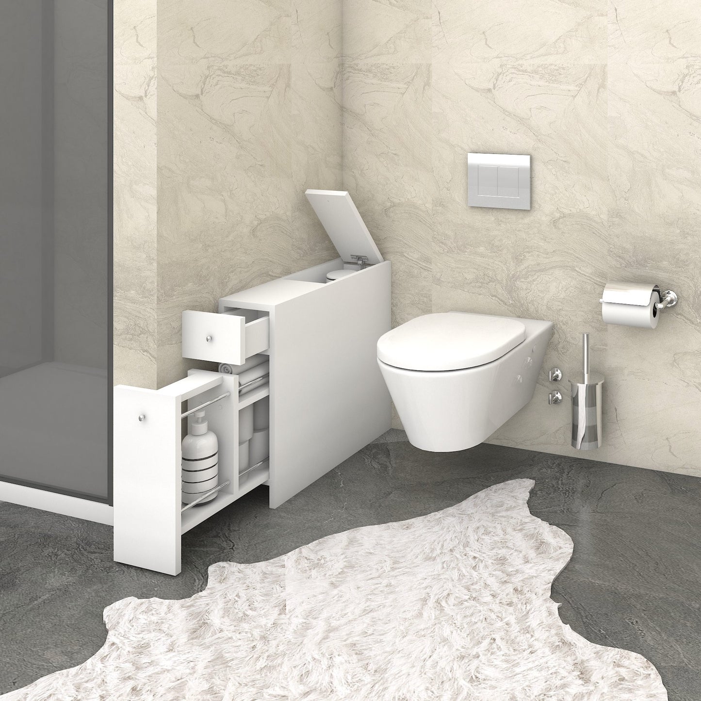 Mobile da bagno Anthracite