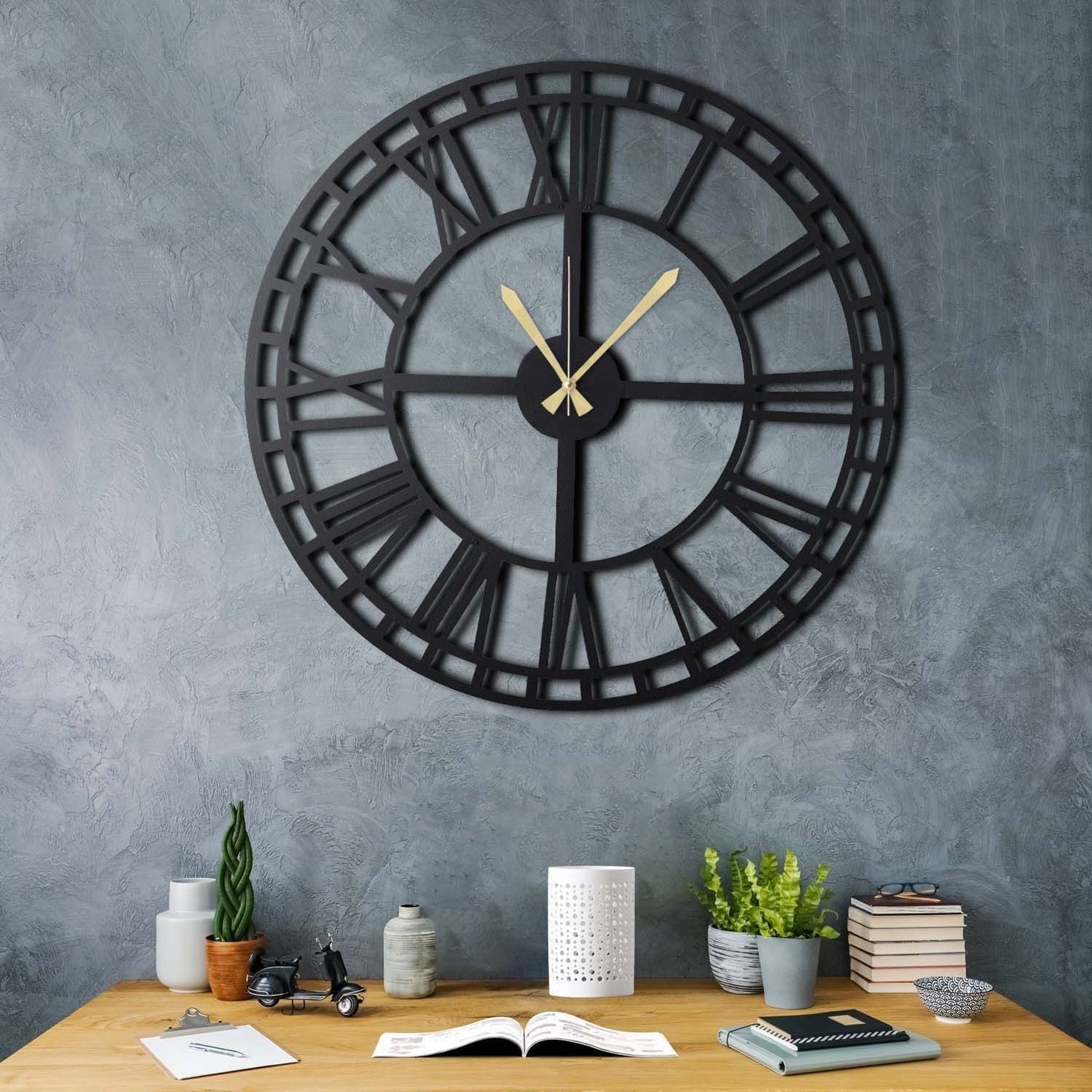 Orologio da Parete Decorativo in Metallo