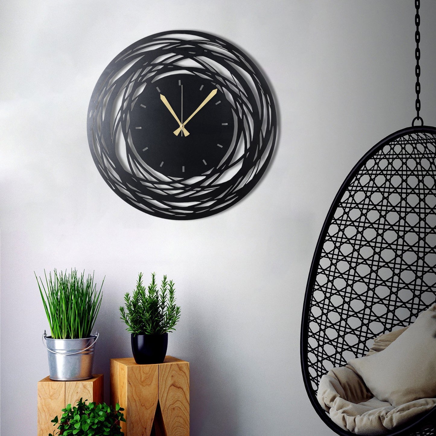 Orologio da Parete Decorativo in Metallo
