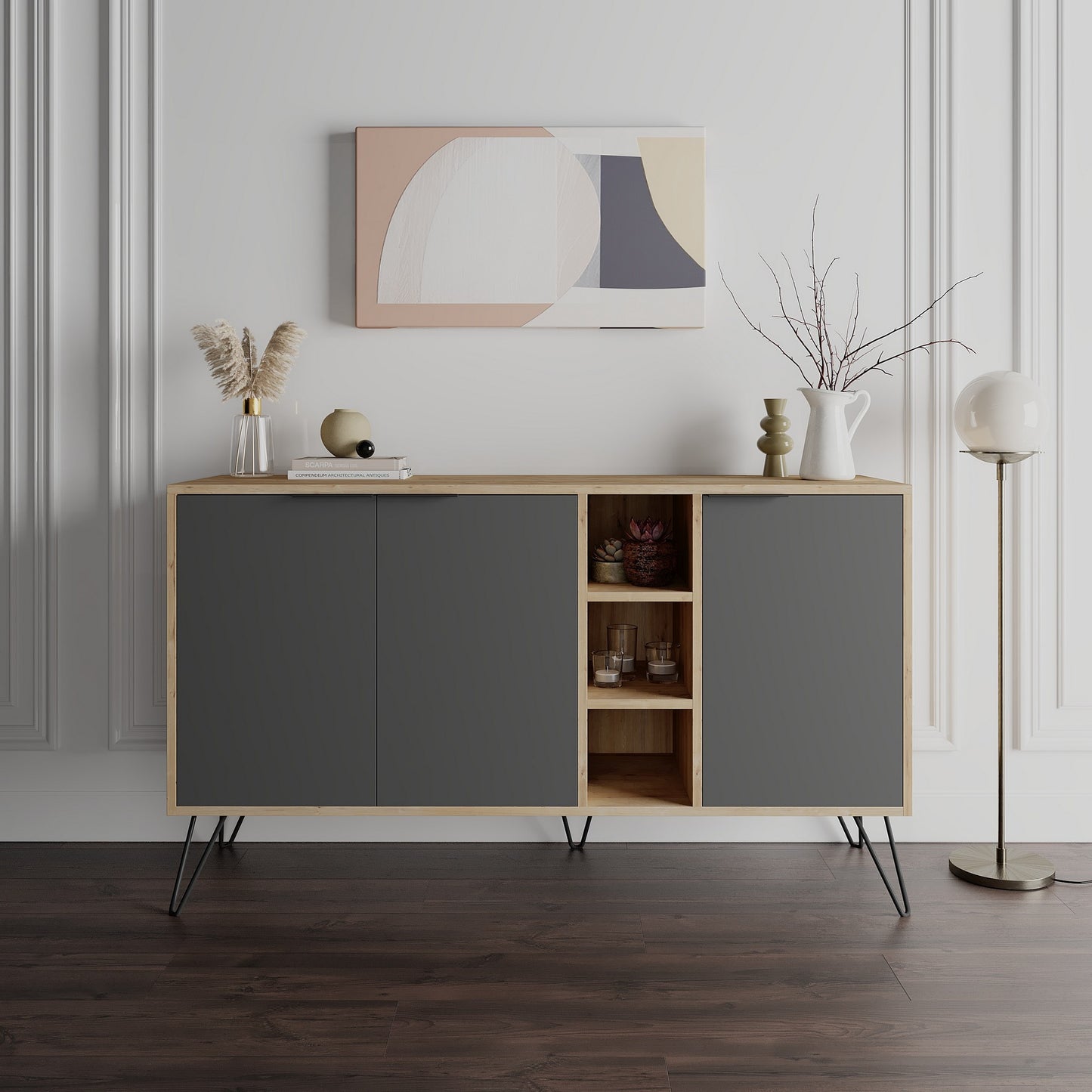 Console in Atlante Pine