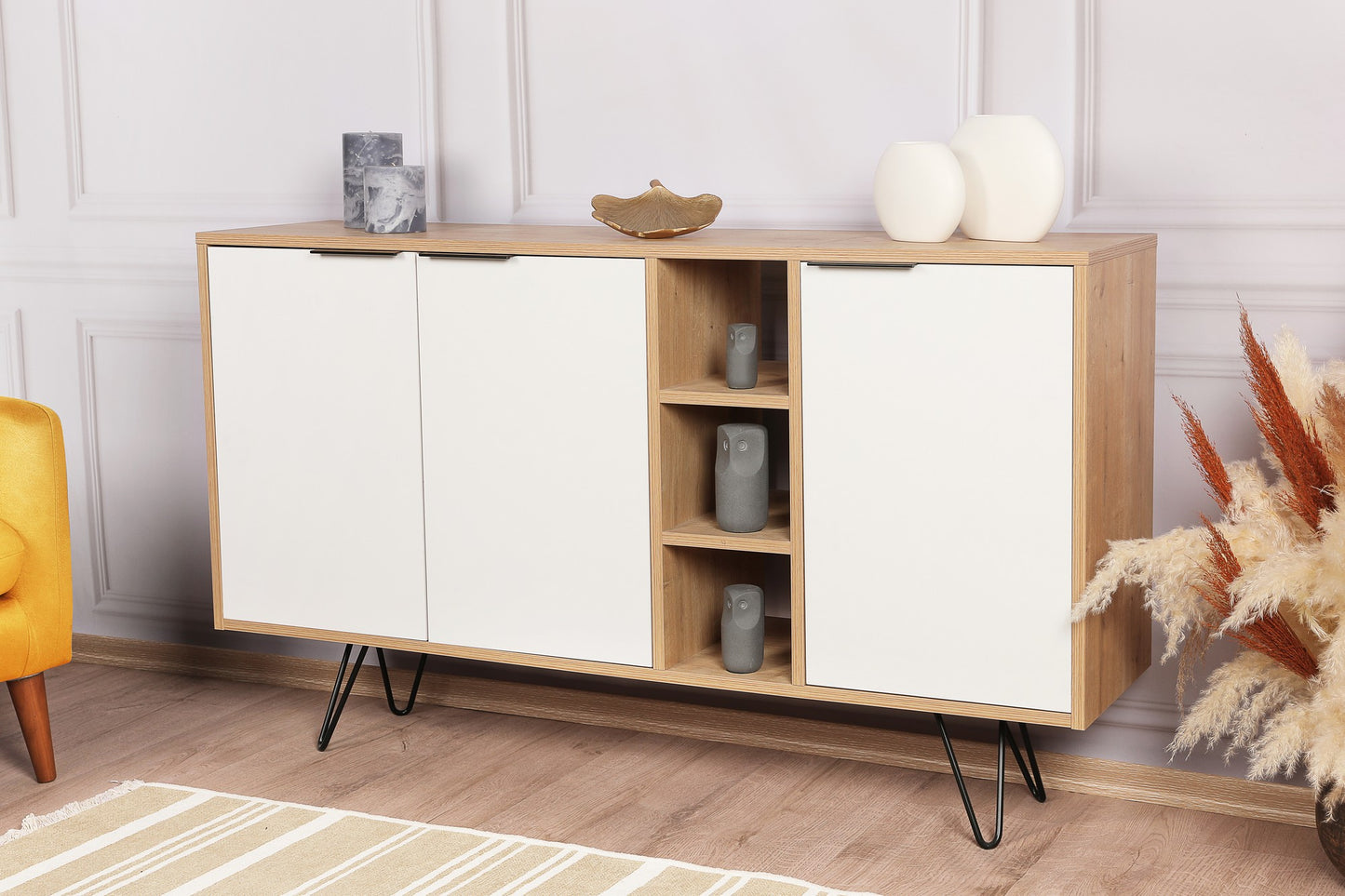 Console in Atlante Pine