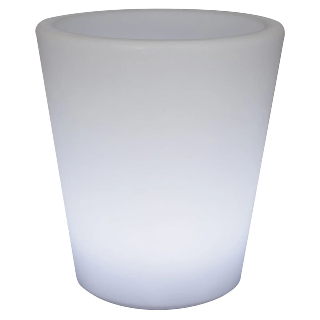 Eurotrail Rechargeable LED Lamp/Round Flower Pot 38 cm