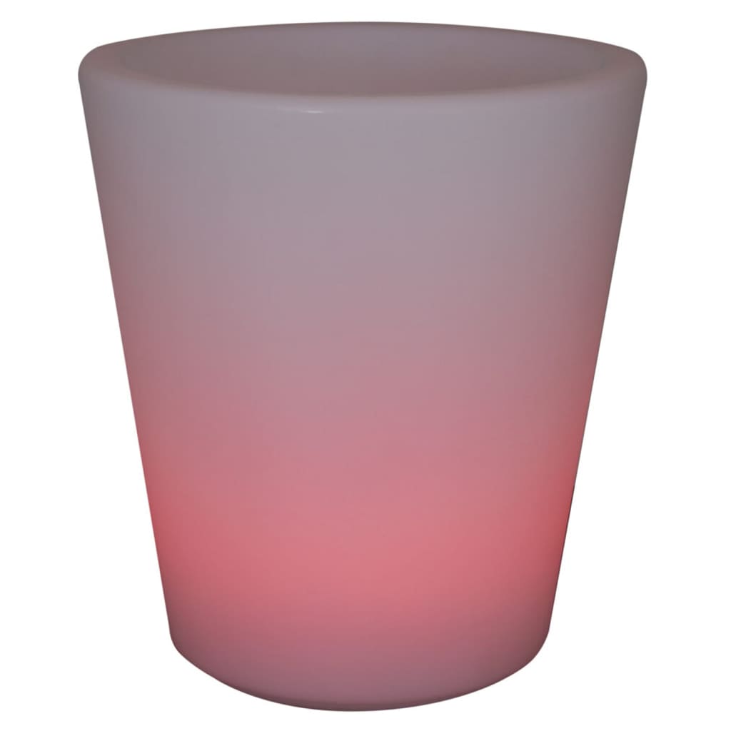 Eurotrail Rechargeable LED Lamp/Round Flower Pot 38 cm