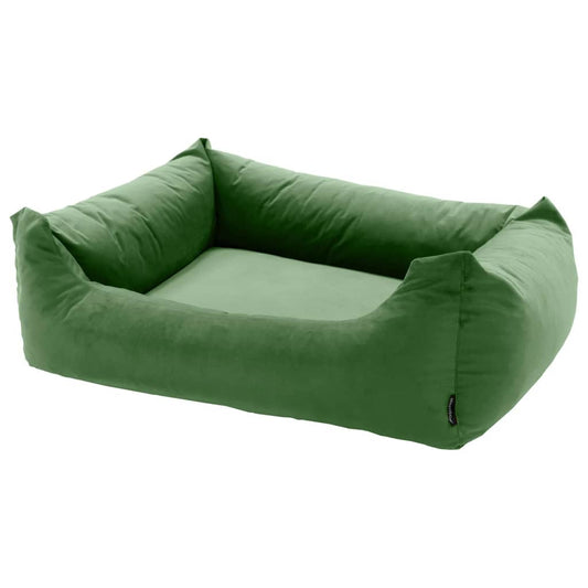 Madison Letto per Cani Velvet 80x67x22 cm Verde - homemem39