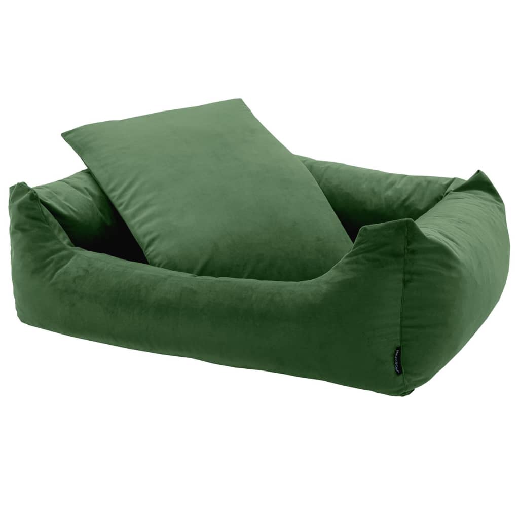 Madison Letto per Cani Velvet 80x67x22 cm Verde - homemem39