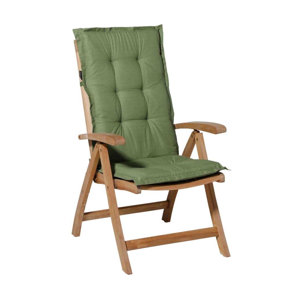 Madison Basic High Back Chair Cushion 123x50 cm Green