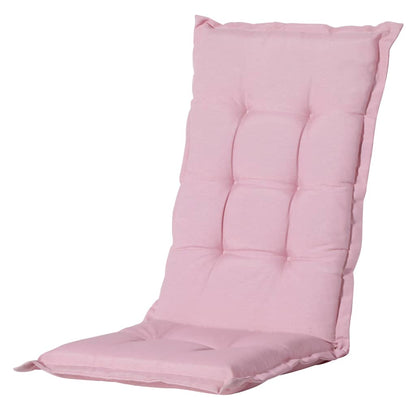 Madison Cuscino Sedia Schienale Alto Panama 123x50 cm Rosa Tenue