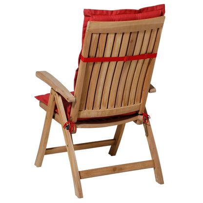 Madison Panama High Back Chair Cushion 123x50 cm Brick Red