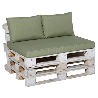 Madison Set Cuscino per Pallet Panama Verde Salvia - homemem39