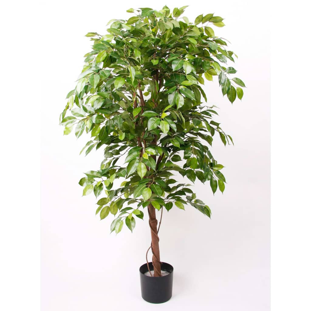 Emerald Ficus Benjamina Artificiale Deluxe 140 cm in Vaso