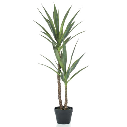 Emerald Yucca Artificiale 110 cm in Vaso - homemem39