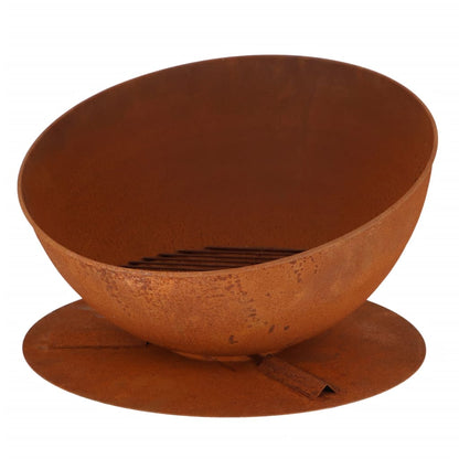 Esschert Design Inclined Brazier on Rust Disc