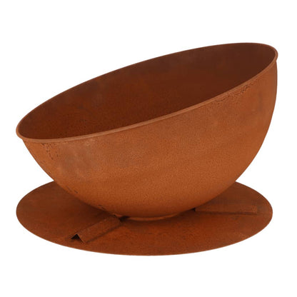 Esschert Design Inclined Brazier on Rust Disc