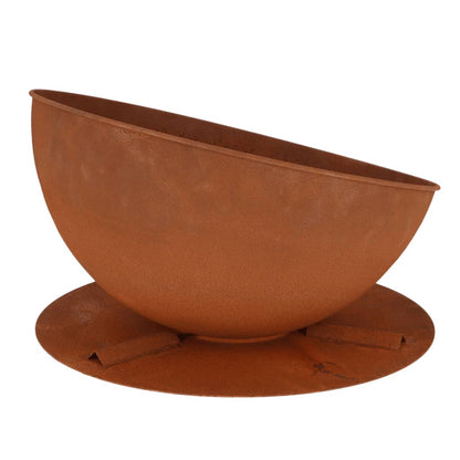 Esschert Design Inclined Brazier on Rust Disc