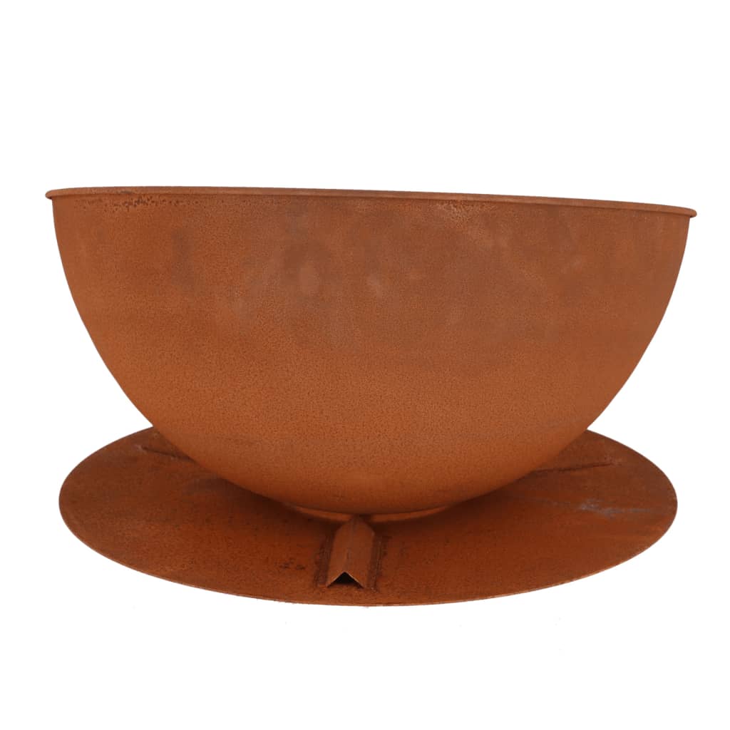 Esschert Design Inclined Brazier on Rust Disc