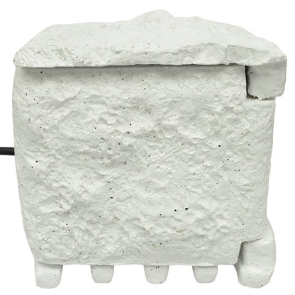 Presa Elettrica da Esterno 4 Spine Impermeabile Resina Bianca - homemem39