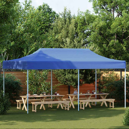 Tenda Pieghevole Pop-Up 3x6 m Blu