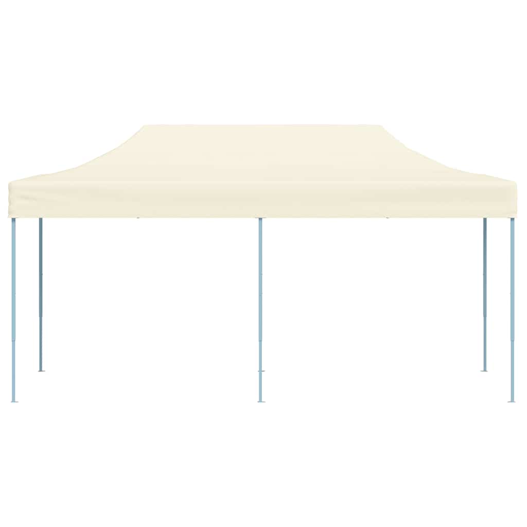 Tenda Pieghevole Pop-Up 3x6 m Bianco Crema - homemem39