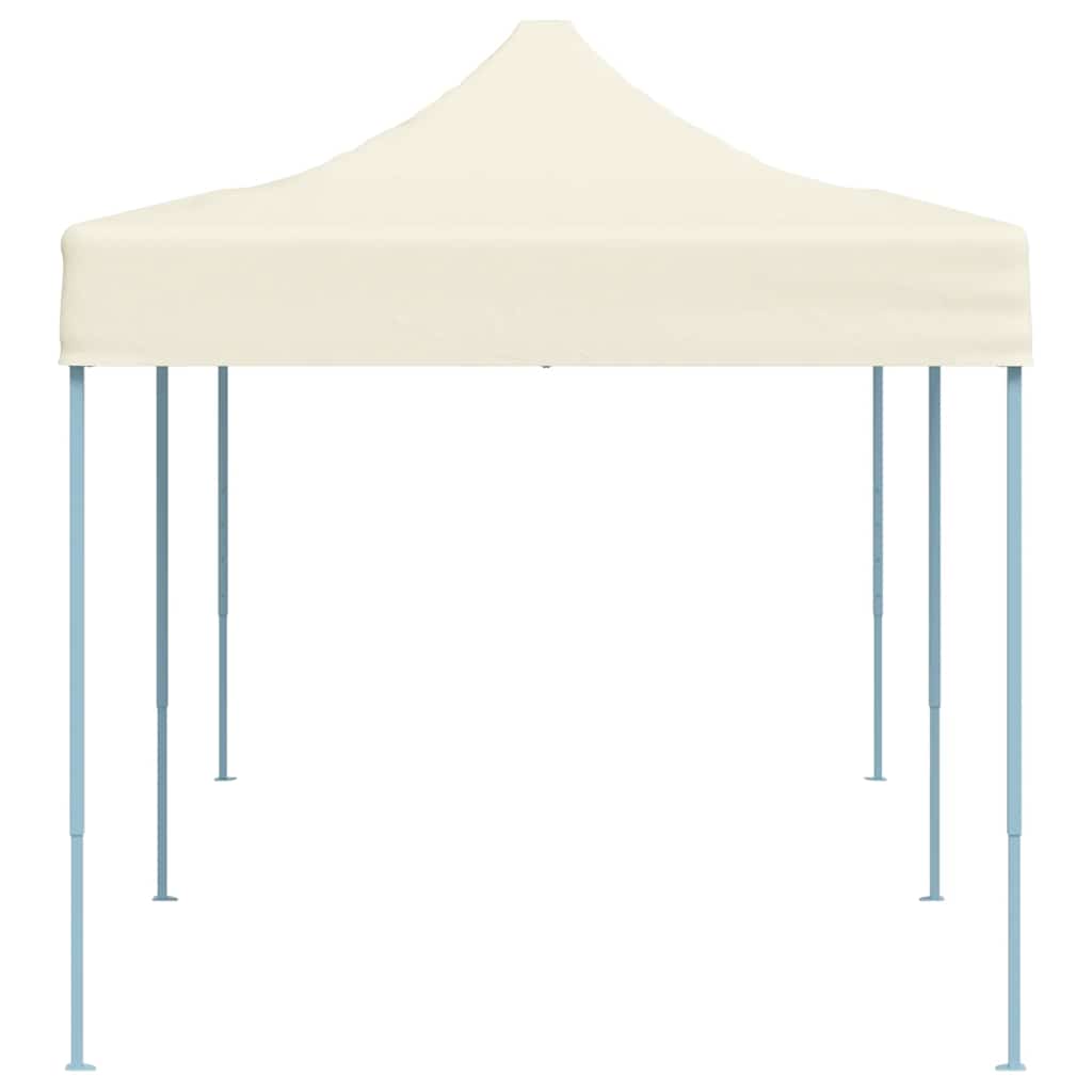 Tenda Pieghevole Pop-Up 3x6 m Bianco Crema - homemem39