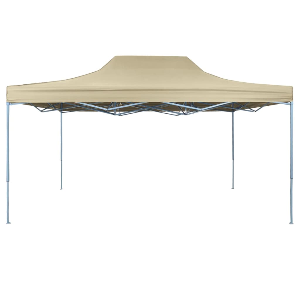 Tenda Pieghevole Pop-Up 3x4,5 m Bianco Crema | homemem39