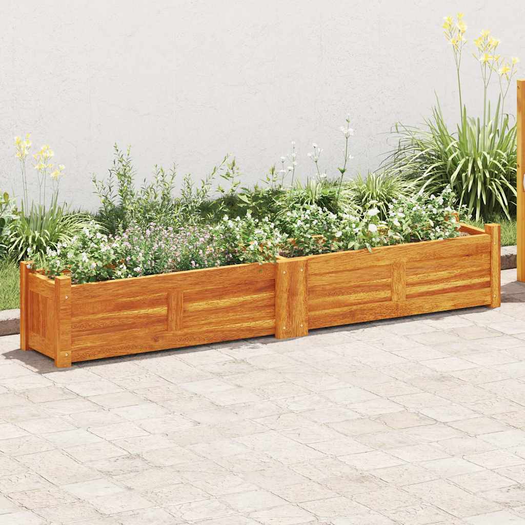 Letto Rialzato da Giardino in Legno di Acacia 150x30x25 cm | homemem39