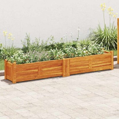 Letto Rialzato da Giardino in Legno di Acacia 150x30x25 cm | homemem39