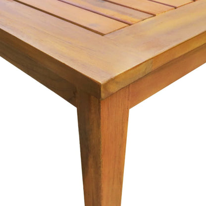 Set da Pranzo da Giardino 5 pz in Legno Massello di Acacia | homemem39